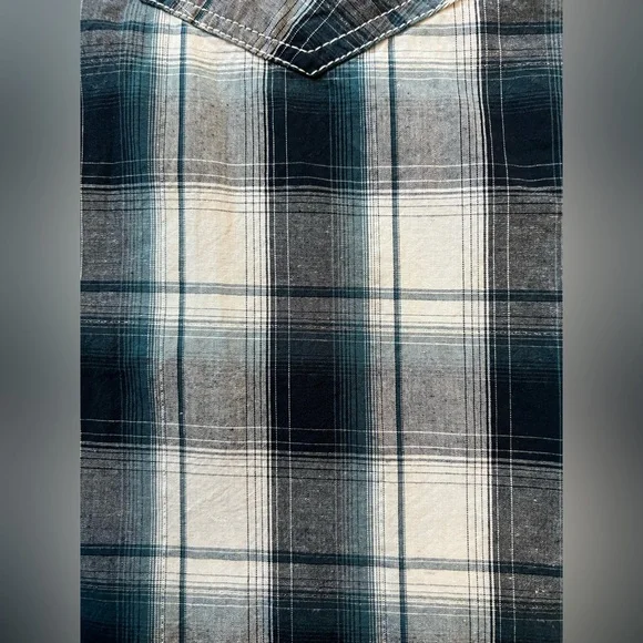 NWT Men’s KOMAN Long Sleeve Plaid Button Up 2XL - Picture 2 of 5